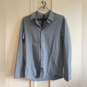 New Venture Slim-Fit Long-Sleeve Shirt - Slate Blue